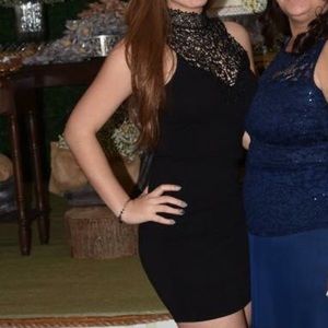 super cute black pencil dress